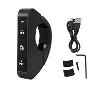 Sefdrert Control Remoto Inalámbrico Bluetooth para Cascos de Motocicleta Control del Manillar Teclado Control Remoto Conexión Al Teléfono Celular