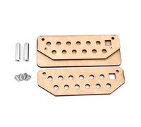 Sefdrert Estante organizador de madera con múltiples agujeros para herramientas de tallado