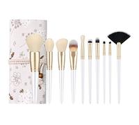 Sefdrert Juego de Brochas de Maquillaje Profesional 10 Piezas Brocha EléCtrica de Maquillaje Kit de Herramientas de Belleza con Bolsa