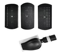 Sefdrert Kit de bloque de lijado manual con almohadilla de repuesto con gancho y bucle, herramienta multiusos para lijado de madera y pulido de coche