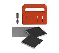 Sefdrert Kit de Herramientas para Afilar y Reparar Agujas de Aerógrafo: Accesorios de Mantenimiento y Pulido para Agujas de 0,2 mm, 0,3 mm y 0,5 mm