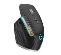 Sefdrert Ratón Inalámbrico Bluetooth 5.0 Mouse 2.4G Ratón Óptico Portátil Inalámbrico Ratones Ergonómicos para Computadora de Mano Derecha Negro
