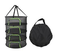 Sefdrert Red de Secado de Rejilla Plegable para Hierbas, Cesta Colgante, Bolsa de Secado, Red de Secado de Hierbas para Flores, Brotes, Plantas, 4