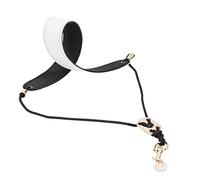 Sefdrert Saxophon Halsband Gurt, Saxophon Halsband Gurt, Klarinette Halsband WeißEs Leder Halsband Gurt, +Schwarz