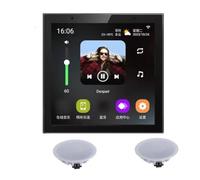 Sefdrert Smart Home - Amplificador de pared Android 11, de 4 pulgadas con altavoces de rango completo