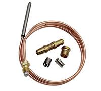 Sefdrert Termoacoplador para Ensamblaje de Piloto de Control de Termostato Reemplazo 1980-036 Broche para Termopar Universal (36 Pulgadas)