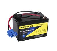 SEFEPODER - Batería de repuesto compatible con Peg Perego de 12 voltios, batería recargable Lifepo4 de 12 V, 20 Ah, BMS integrado de 40 A