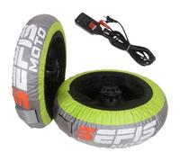 SEFIS Digital Rim - Juego de calentadores de neumáticos (120/17 y 200/17 GF, controlador digital, temperatura de hasta 120 °C), color amarillo