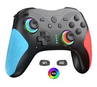 Sefitopher Switch Controller para Switch 2/Switch/Lite/OLED/Lite Wireless Switch Pro Controller con luz RGB y controlador programable de 1000 mAh Switch Pro compatible con Android/iOS/PC