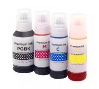 SEFNPOME GI71 GI-71 Tinta de Tinte de Recarga Compatible para Compatible G1020 G1730 G2020 G2021 G2060 G2730 G2770 G3020 G3021 Impresoras de inyección de Tinta G3060(1Set- Dye- K C M Y)