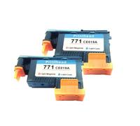 SEFNPOME La impresión de 2pcs Funciona con 771 Light Magenta Light Cyan Compatible para DesignJet 771 y Z6200 Impresoras