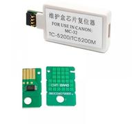 SEFNPOME MC-32 Herramienta de reinicio de MC32 para TC-5200 TC-5200M TC-20 Impresoras Tanque de Tinta Residual Cartucho de Mantenimiento(Resetter and Chip)