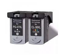 SEFNPOME PG 37 CL 38 Cartuchos de Tinta compatibles para MP140 MP190 MP210 MP220 MP420 IP1800 IP2600 MX300 MX310 Suministros de Impresora(1PC Black 1PC Color)