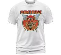 SEFxd22WSA Cotton T-Shirt The Very Best of Montrose Album Ronnie Montrose Denny Carmassi White XXL