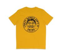 SEFxd22WSA Crazy World Ain't IT - Version - John Van Hamersveld - Organic T-Shirt Yellow S