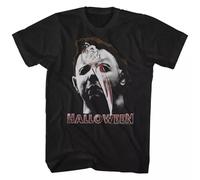 SEFxd22WSA Halloween - Mask & Knife - Short Sleeve - Adult - T-Shirt Black L
