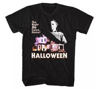 SEFxd22WSA Halloween - Mike & House - Short Sleeve - Adult - T-Shirt Black 3XL