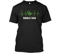 SEFxd22WSA Heartbeat Single Dad - T-Shirt Black M