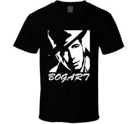 SEFxd22WSA Humphrey Bogart Casablanca Maltese Falcon Hollywood Film Noir T-Shirt Gift Black 3XL