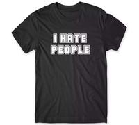 SEFxd22WSA I Hate People Funny Mens Unisex T-Shirt Black S
