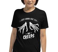 SEFxd22WSA I Just Want To Give You The Creeps Goth Gothic EMO Unisex T-Shirt Black XL