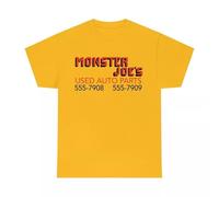 SEFxd22WSA Monster Joe's Used Auto Parts Men's Yellow T-Shirt Size S-3XL Yellow M