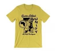 SEFxd22WSA Queen Latifah T Shirt - All Hail The Queen Nature of A Sista Ladies First Unity Yellow M