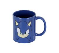 Sega-Sonic Face-Taza, Azul, 13 x 9.5 cm