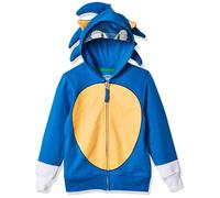SEGA unisex niρo Sonic the Hedgehog disfraz sudadera con capucha Royal 14-16 US