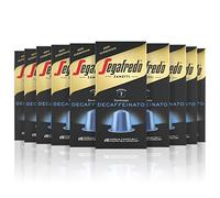 Segafredo Zanetti 100 Cápsulas de Aluminio Compatibles con Nespresso Café Descafeinado con Método Natural (10 Cajas de 10 Cápsulas) - Adecuadas para Máquinas Nespresso Original