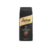 Segafredo Zanetti Café en grano Espresso Supremo (envase de 1 kg) - Apto para cafetera moka - 100% arábica, intensidad alta, granos de café tostados claros, aroma floral y notas de cacao (1 kg)