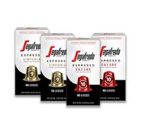 Segafredo Zanetti - Cápsulas de espresso Sinfonia & Encore, paquete de 4 de