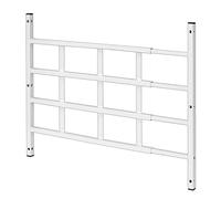 Segal S 4764 fijo: protector de ventana ajustable de seguridad infantil que evita caídas accidentales, tornillos resistentes a manipulaciones incluidos, sin salida, Blanco, 22 min