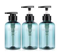 Segbeauty 3 botellas dispensadoras para baño, 10.1 onzas/300 ml, botellas de bomba recargables para jabón corporal líquido, champú, acondicionador, gel de ducha, hotel, hogar, dispensador de loción de