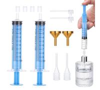 Segbeauty Herramienta de Transferencia para Perfume, 10ml Jeringa para Sacar Perfumes y Embudo de Metal, Pipetas y Bomba para Rellenar Perfume a Botella de Viaje