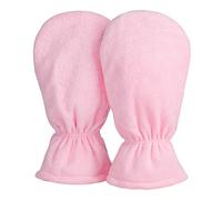 Segbeauty - Manoplas de parafina para mujer, guantes de parafina más gruesos, guantes para terapia de mano de cera caliente, tratamiento térmico de parafina, calentador de cera Therabath (normal, rosa)
