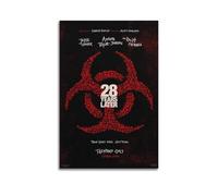 SEGFUGS 28 Years Later (película) 4 pósteres decorativos en lienzo para pared e impresión artística moderna para decoración de dormitorio familiar, 20 x 30 cm