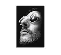 SEGFUGS Póster de actor Jean Reno, pintura decorativa, lienzo, póster de pared e imagen artística moderna para decoración de dormitorio familiar, 20 x 30 cm