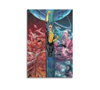 SEGFUGS Póster decorativo de portada de cómic invencible para pared e impresión artística moderna para dormitorio familiar, 50 x 75 cm