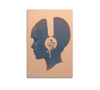 SEGFUGS Póster decorativo de The Melody Inside para pared, lienzo e impresión artística moderna para decoración de dormitorio familiar, 12 x 18 pulgadas (30 x 45 cm)