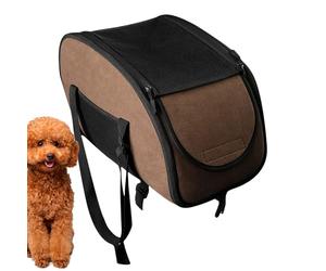 Seggiolino Auto per Cuccioli con Cinturino di Sicurezza - 600 g Borsa Trasportino Morbida e Traspirante per Cani Piccoli e Gatti, seggiolino per Auto, Ideale per Viaggi in Taxi e Auto