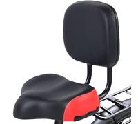 Seggiolino Bici Posteriore per Bambini - Uscino per Portapacchi Della Bici | Sillín De Ancho Ergonómico, Cuero De PU Suave Cojín Accesorios De Ciclismo Absorción De Choques Para Ejercicio