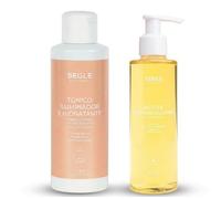Segle | Pack ahorro Tónico hidratante e iluminador Glow Hydra Milk,150ml + Aceite Desmaquillante, con Escualano Extracto, de Caléndula y Aceites puros, 150 ml