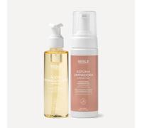 Segle | Pack doble desmaquillante hidratante + espuma limpiadora | Ácido hialurónico con activo antipolución | Todo tipo de pieles | 150 ml + 150 ml