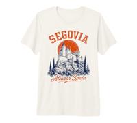 Segovia Alcázar España Castillo Fortaleza Medieval Camiseta Premium