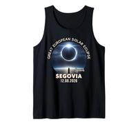 Segovia, España Gran Eclipse Solar Europeo 2026 Camiseta sin Mangas