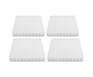 Segrehy 4pcs Foam Darts Storage Box Plástico Recarga Bandeja Contenedor Accesorios
