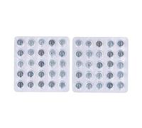 Segrehy 50PCS Pool Cue Tips PU Quick Fix Medium Pool Stick Consejos de reemplazo para Billar Pool Snooker Cue Accesorios de reparación Bola de Control de dureza de Alta Densidad (10 mm)