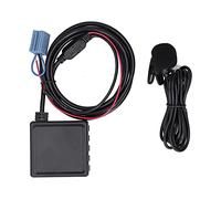 Segrehy Adaptador Auxiliar de música Bluetooth Adaptador de Medios de Audio inalámbrico para automóvil de Alta fidelidad con Soporte de micrófono USB para Mercedes Smart Roadster ForTwo