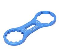 Segrehy Bicicleta delantera de la bifurcación del hombro Llave de la cubierta liviana Duración duradera Desmontaje de reparación de amortiguadores para la aleación de aluminio XCR XCT XCT